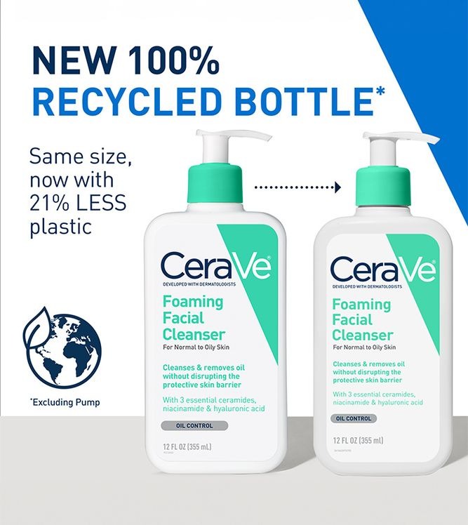 CeraVe developed with dermatologist Foaming Cleanser